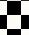 Vinylbelag Cardiff Schachbrettoptik Raster 16,6x16,6cm Farbe schwarz-weiß