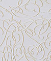 Hochzeitsteppich Cannes Farbe 2 weiß mit goldglitzer