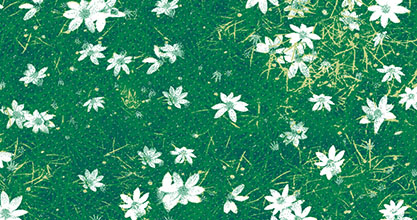 textiler Bodenbelag mit Motiv Blumen textiler Bodenbelag mit Motiv Blumen