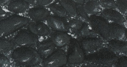 textiler Bodenbelag mit Motiv Flussstein
