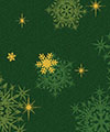 Weihnachtsteppich Schneekristalle Dekor 25 Farbe 5 grün